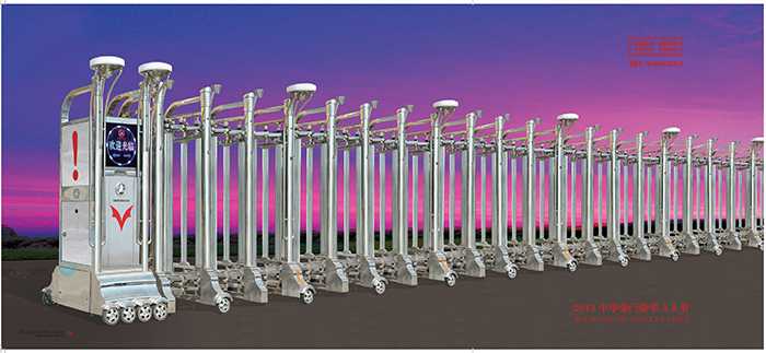 2013中华豪门豪华AII型电动伸缩门价格_尺寸